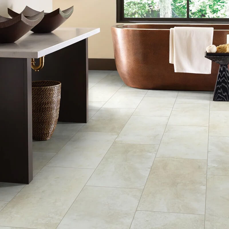 Luxury Vinyl Flooring for Bathrooms | Frazee Carpet & Flooring